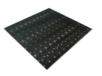 Panneaux de plafond brillants noirs de PVC de rectangle d&#039;OIN pour les salles de bains 2.2Kg - 2.8Kg par Sqm