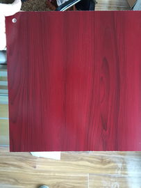 Le stratifié en bois de Faux de PVC couvre 1220×2440 de impression brillant à faible teneur en carbone millimètre