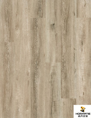 Plancher artificiel en bois de stratifié de plancher de vinyle de Spc de planche de texture en bois de clic